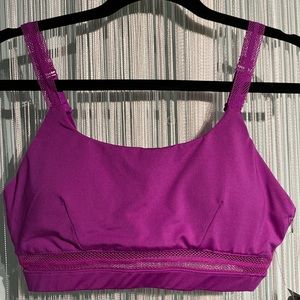 Pink Purple Sports Bra NWT Size Size M